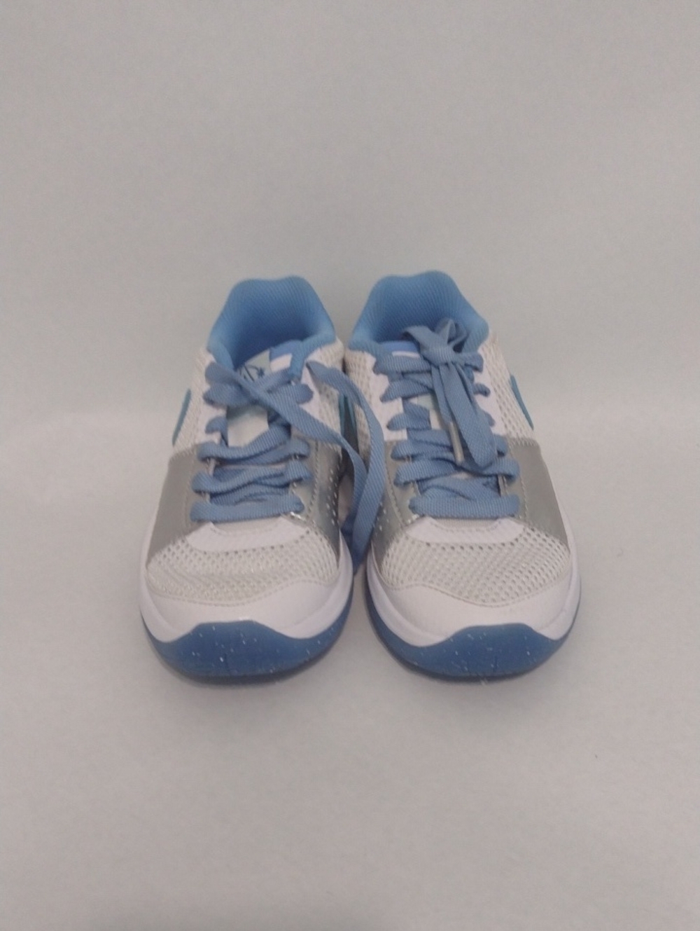 Nike Kids Kaari White and Blue Sneakers (J820)
